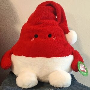 BumBumz HolidayBumz 12” Sal the Santa Hat Plush NWT. BBZ12-#117